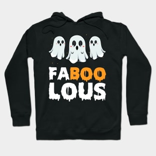 Ghost - Faboolous Halloween Cute Ghosts Funny Puns Hoodie